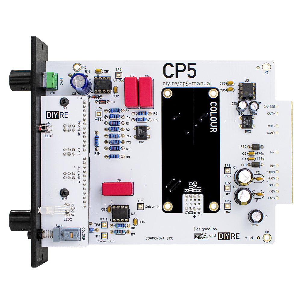 CP5 Colour Mic Preamp – DIY Recording Equipment